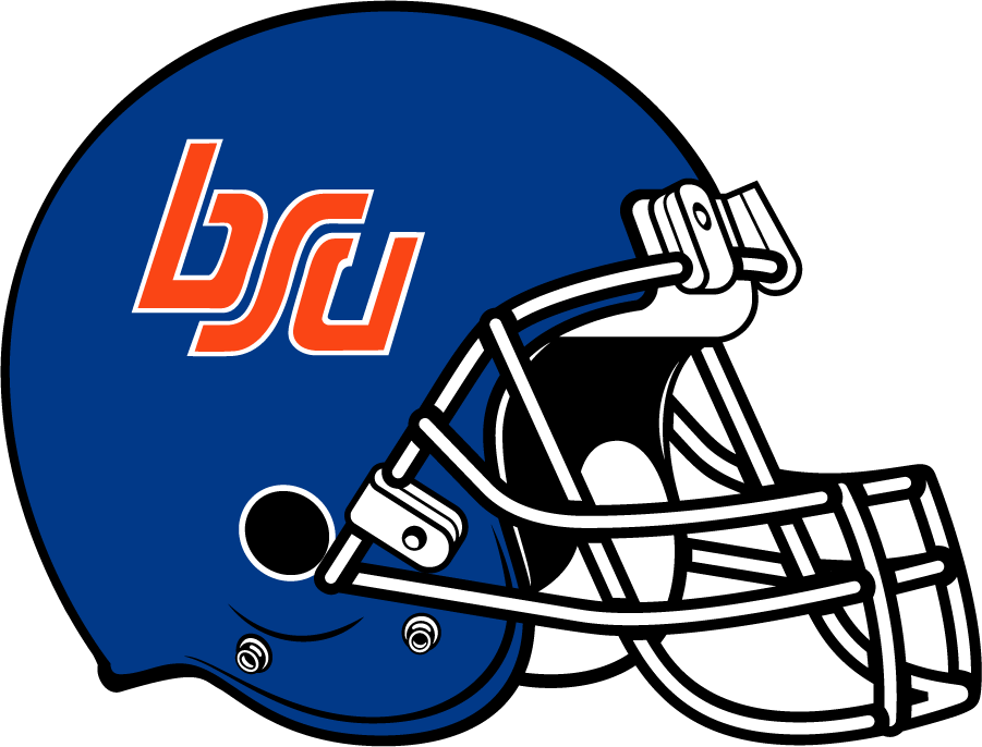 Boise State Bronco 1991-1996 Helmet Logo diy iron on heat transfer